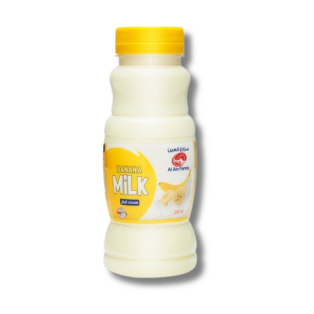 Al Ain Fresh Banana Milk Full Cream 250ml - Palmyra Orders