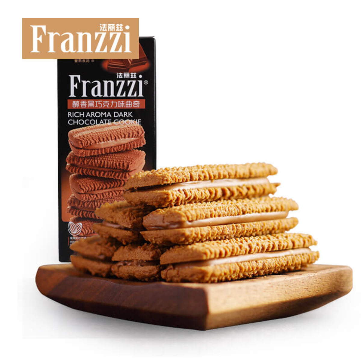 Franzzi Dark Chocolate Flavor Cookie 115g - Palmyra Orders
