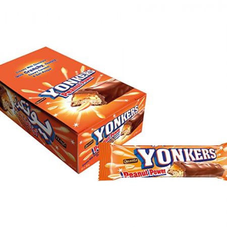 Quanta Yonkers Peanut Power Chocolate Bar 30g x12 - Palmyra Orders