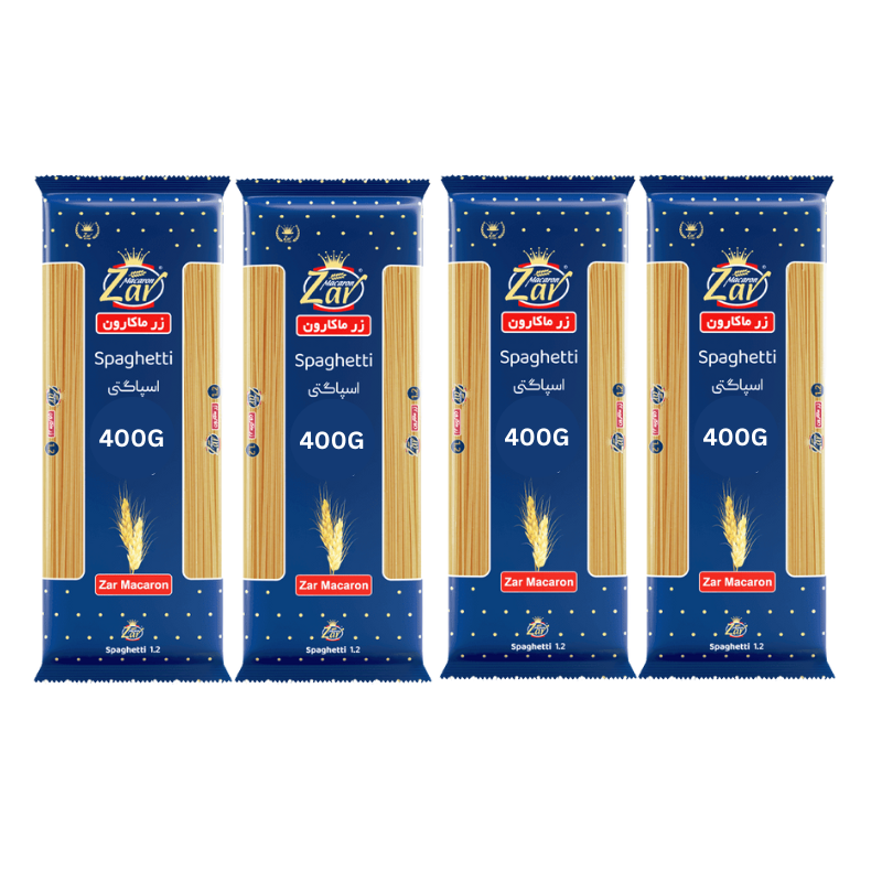Zar Macaron Spaghetti – 400g x 4 PCS (Special Offer!) on premium pasta.