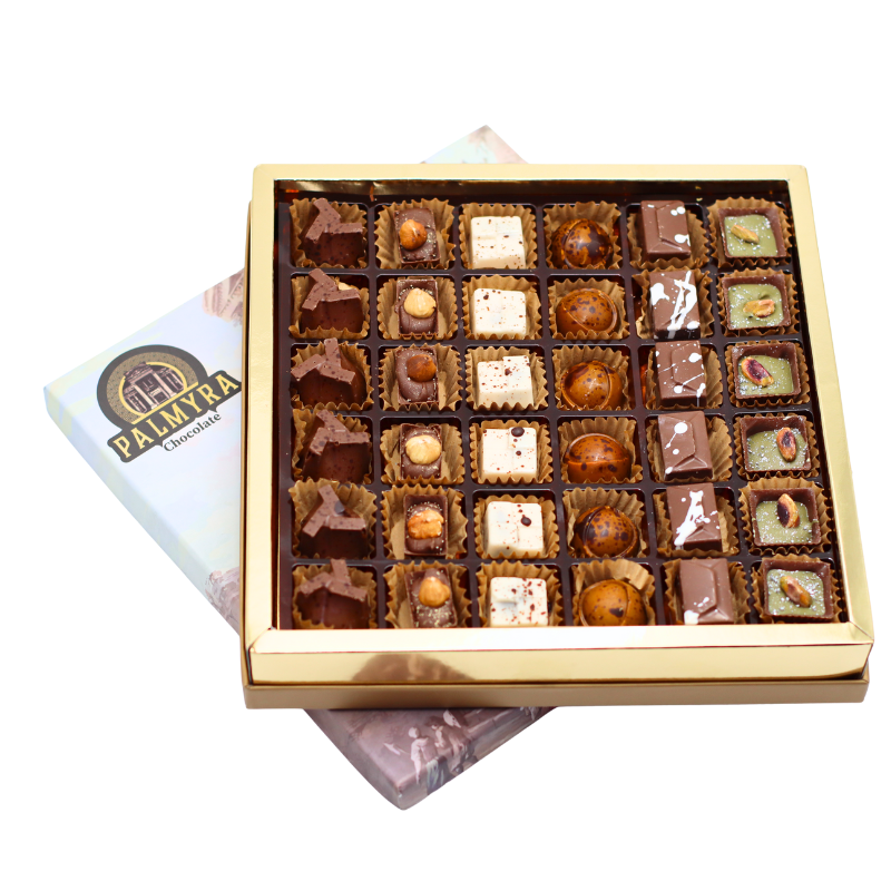 Palmyra 4 Shapes Belgian Chocolate Box - Palmyra Orders