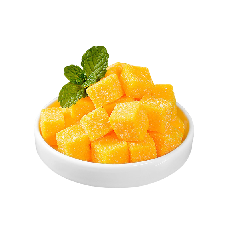 Dried Mango Fruit, Cubes, 500g dried Fruit