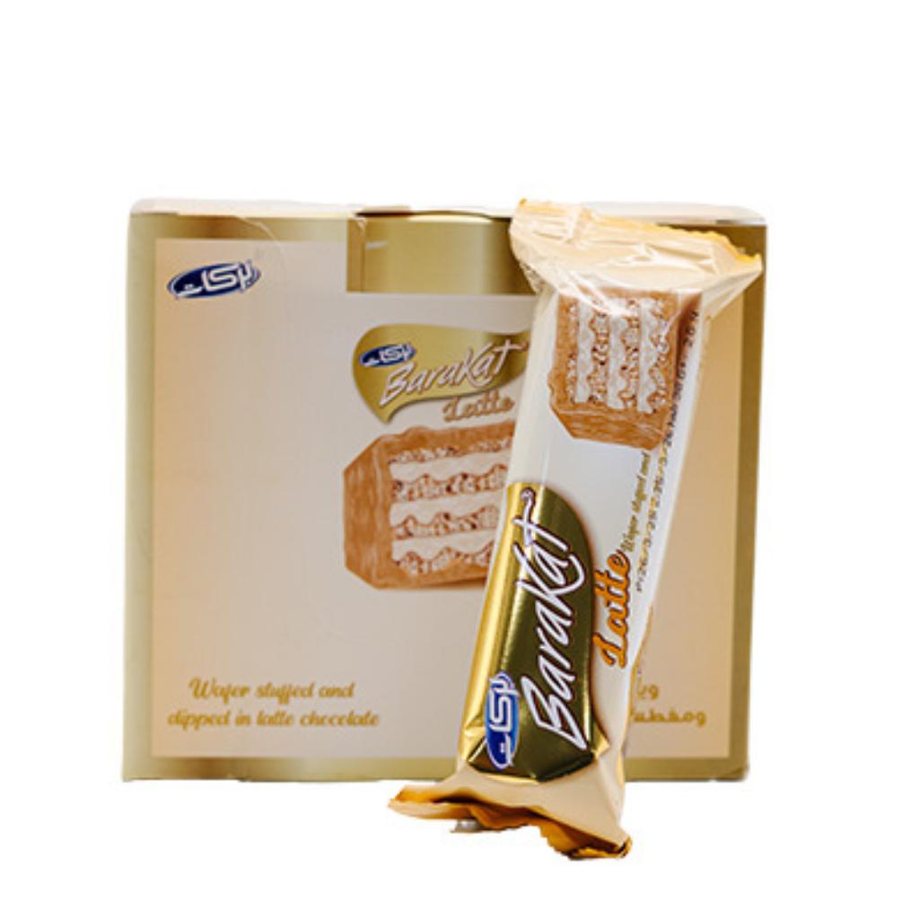 Barakat Wafers Covered and Latte Filled – 12 Pieces - Palmyra Orders