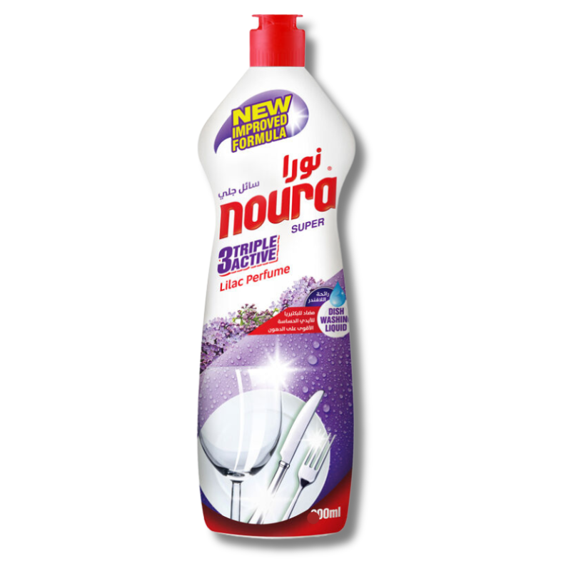 Noura Dishwashing Liquid Detergent Lilac Perfume 800ml - Palmyra Orders