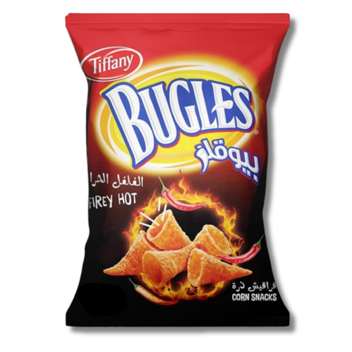 Tiffany Crispy Corn Cones Firey Hot Flavor 75g - Palmyra Orders