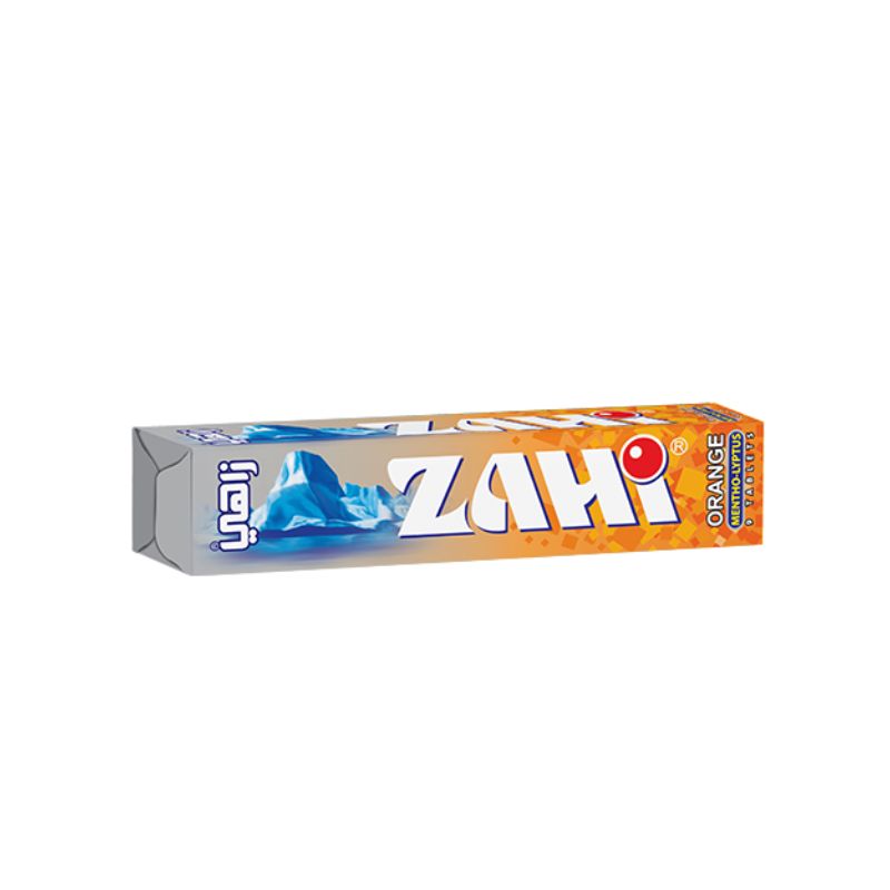 Zahi Mentho Lyptus Candy, Orange Flavor