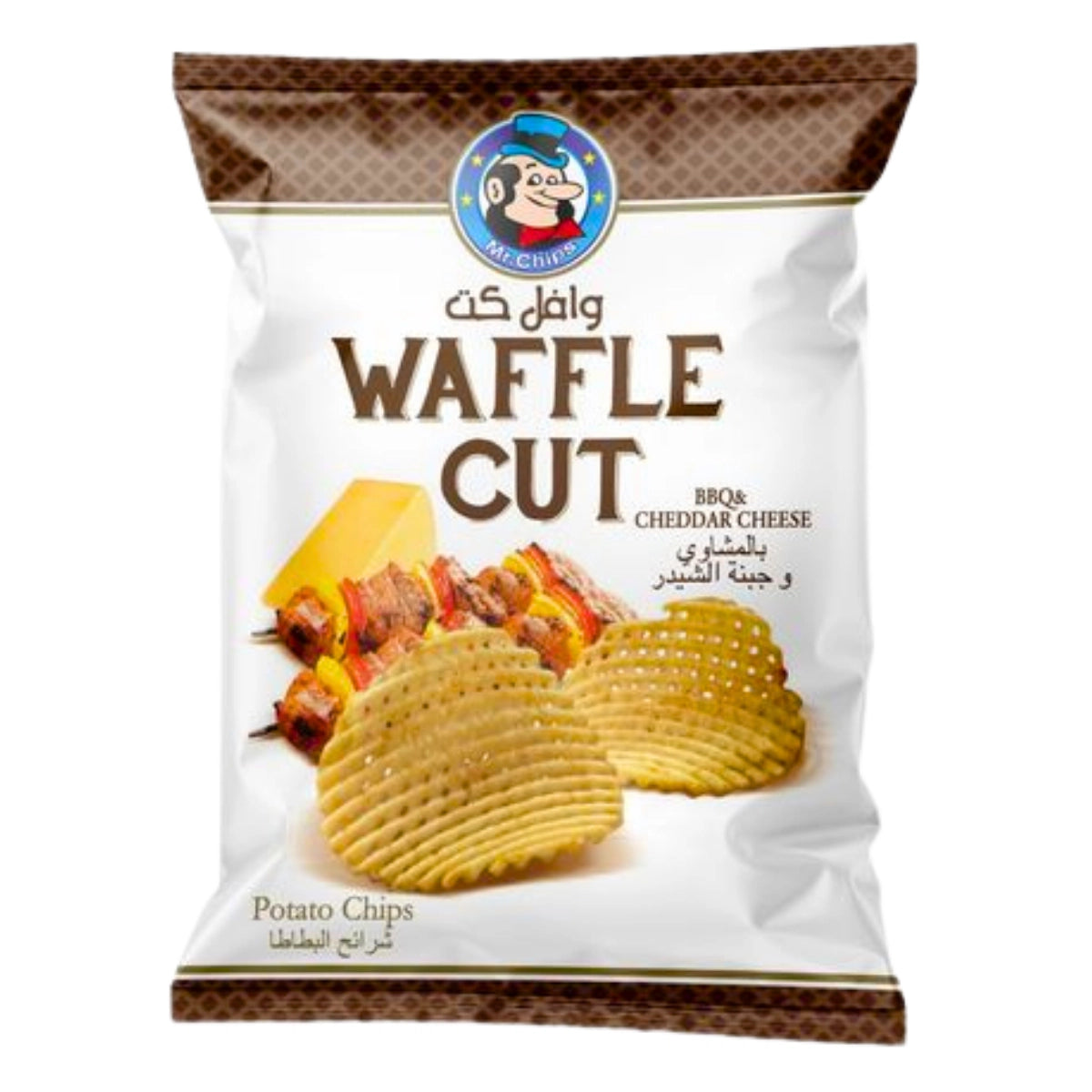 BBQ & Cheddar Cheese Potato Chips, 75g