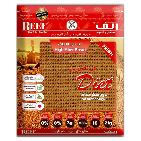 Reef Healthy High Fiber Bread 270g - Palmyra Orders
