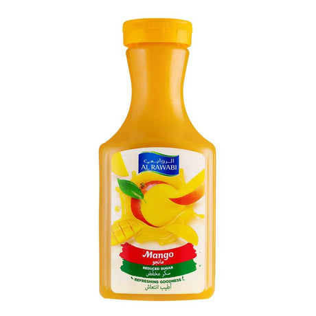 Al Rawabi Mango Juice - 1.5L | Reduced Sugar , mango juice 1.5L bottle UAE