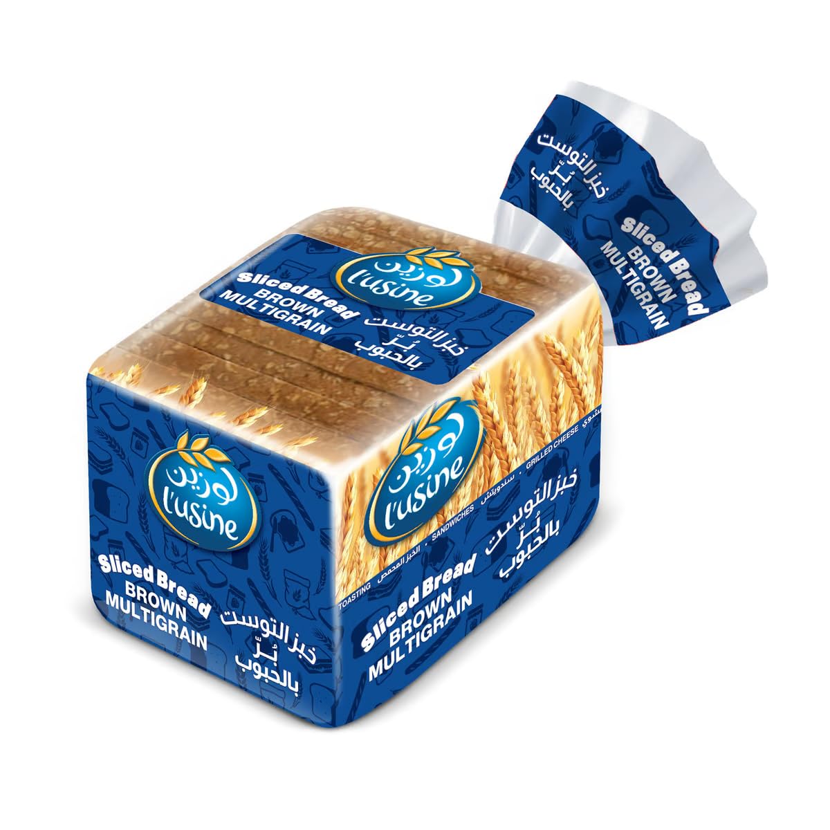 Almarai L'usine Sliced Bread Brown Multigrain – 275g,multigrain-daily-bread-uae