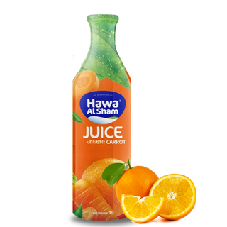 Hawa Al Sham Natural Orange & Carrot Juice - 1L - Palmyra Orders