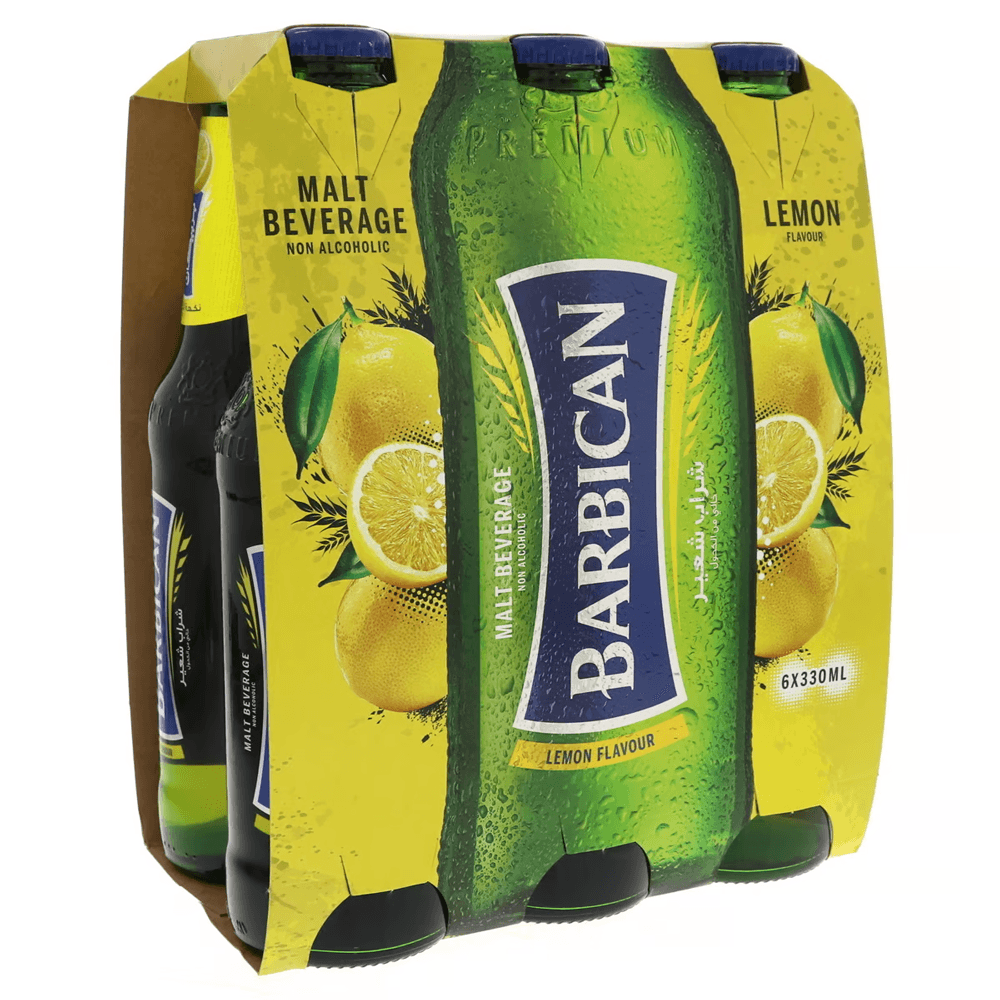 Barbican Lemon Non-Alcoholic Malt Beverage 6x330ml - Palmyra Orders