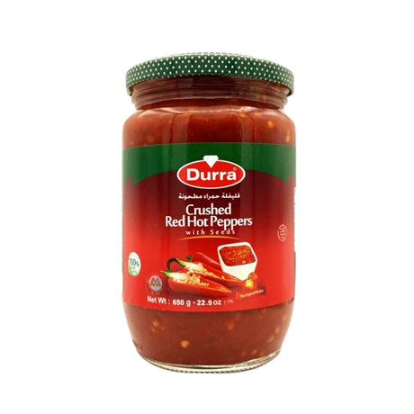 Durra Hot Pepper Paste With Seeds - 650g, Syrian Style Hot Chili Paste with Seeds – Dubai