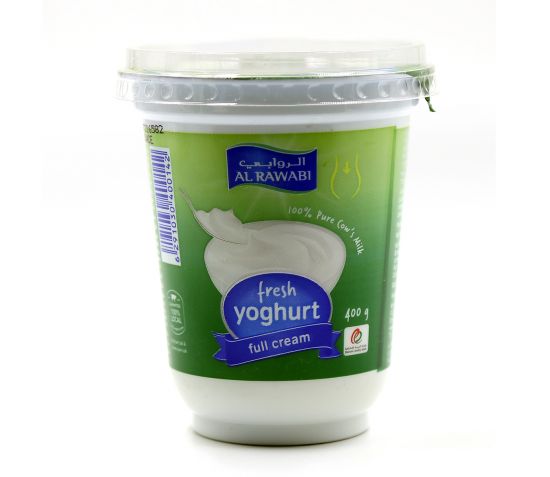 Full Cream Yoghurt By Al Rawabi – 400g,Fresh dairy yoghurt Ajman,abu dhabi,sharjah,dubai,uae.