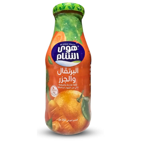 Hawa Al Sham Natural Orange & Carrot Drink, 250ml, UAE