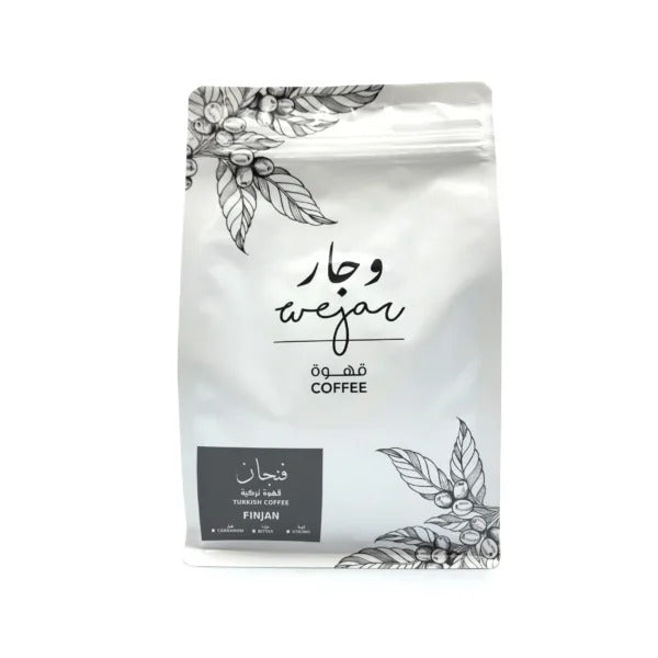Turkish Coffee Finjan By Wejar – 250g,Strong bitter Arabic coffee with cardamom Dubai,UAE