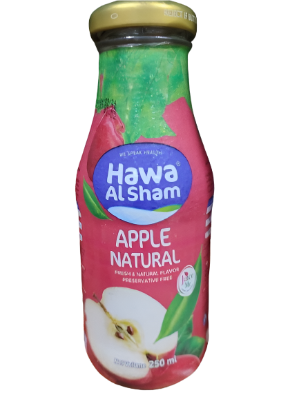 Hawa Al Sham Natural Apple Drink 250ml - Palmyra Orders