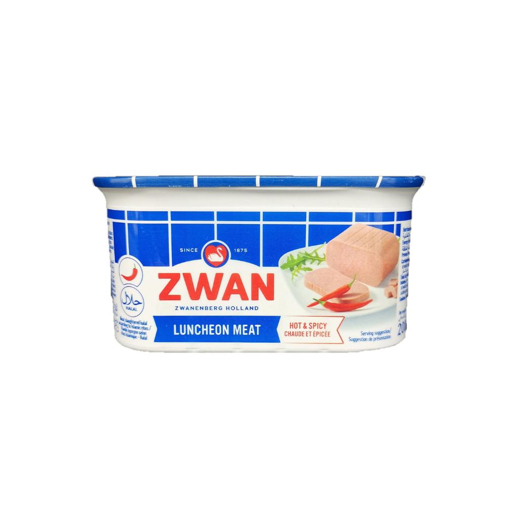 Zwan Chili Beef Luncheon Meat 200g,Spicy Beef Ready to Eat UAE