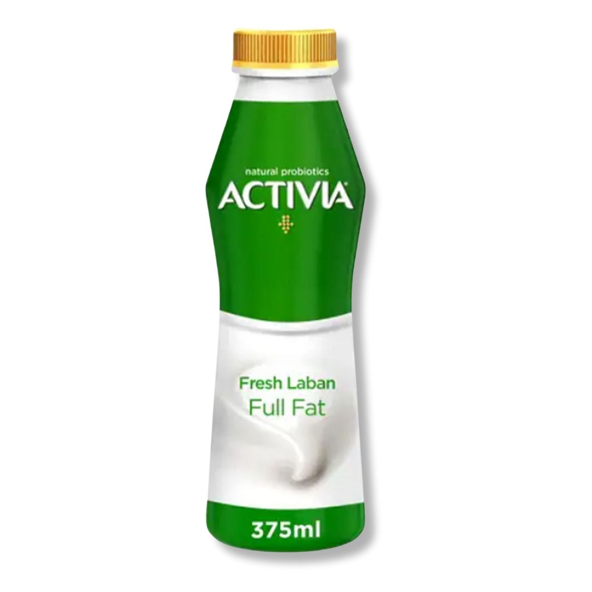 Activia Fresh Laban Full Fat - 375ml bottle on a white background