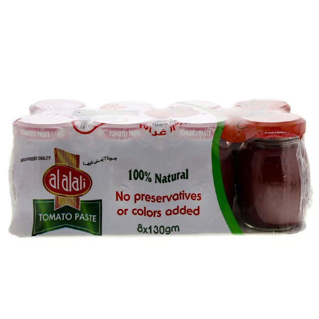 Al Alali Natural Tomato Paste 130g X 8pcs - Palmyra Orders
