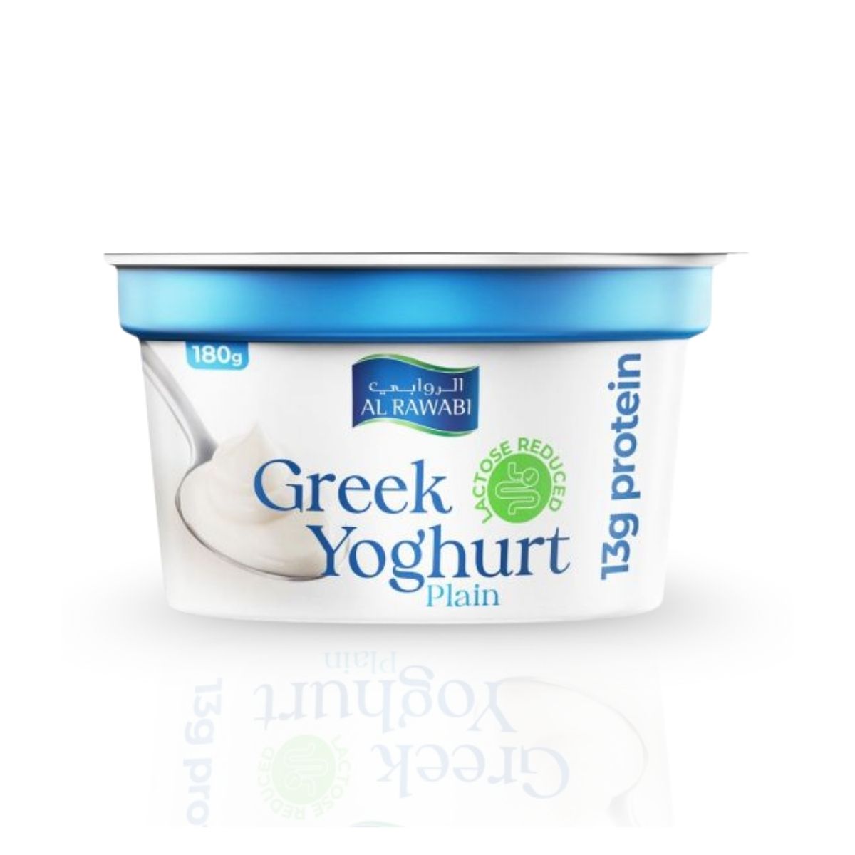 الروابي زبادي يوناني سادة كامل الدسم، 180 غرام