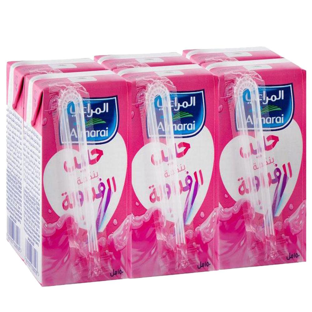 Almarai Long Life Strawberry Milk 6 x 150ml - Palmyra Orders