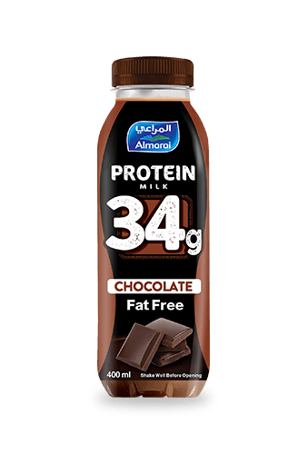 Almarai Protein Milk Chocolate Fat Free 400ml - Palmyra Orders