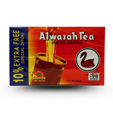 Alwazah Tea Ceylon Black Tea, 110 Tea Bags