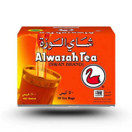 Alwazah Tea Ceylon Black Tea, 50 Bag 100g, premium Ceylon black tea available in the UAE