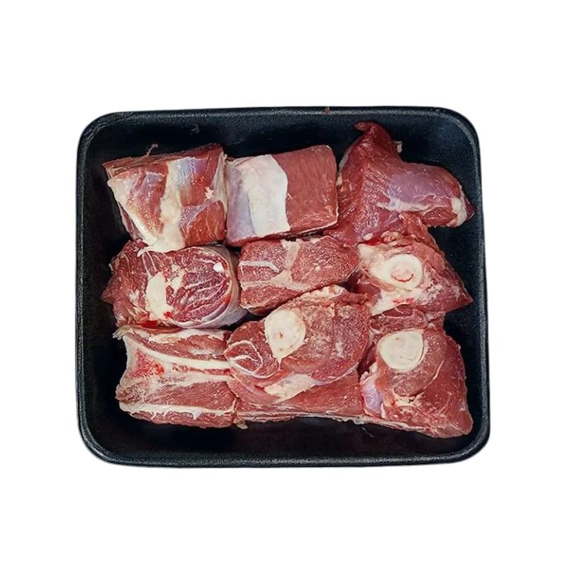 Australian Lamb Meat Cubes with Bone, 500g, Premium lamb for kebsa and stew In Ajman, Palmyra Orders, Syrian Online Grocery Foodstuff.