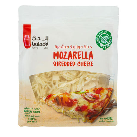 Balade Mozarella Shredded Cheese 400g - Palmyra Orders