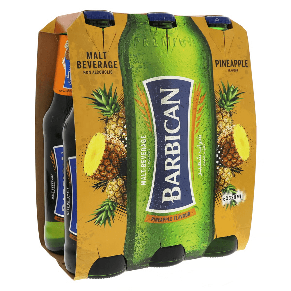 Barbican Pineapple Non Alcoholic Malt Beverage 6x330ml - Palmyra Orders