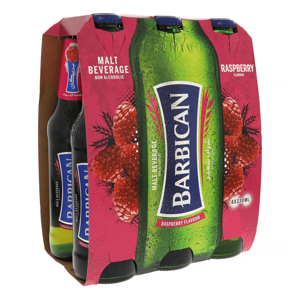 Barbican Raspberry Non Alcoholic Malt Beverage 6x330ml - Palmyra Orders