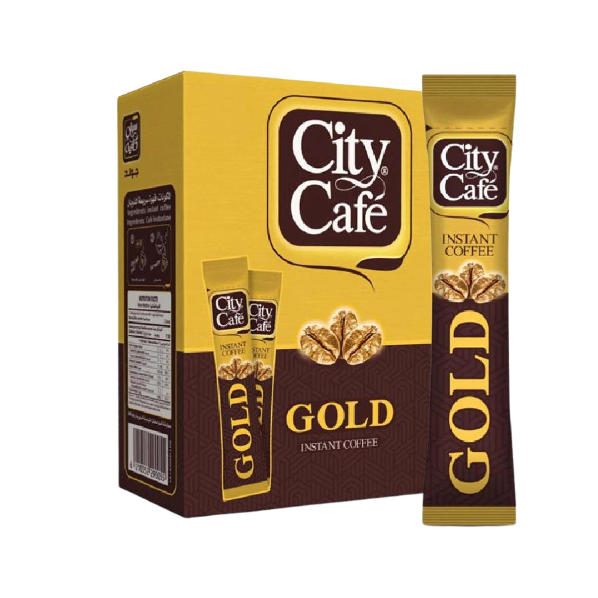 Box Of City Cafe Instant Coffee, Gold-24 Sachets, UAE