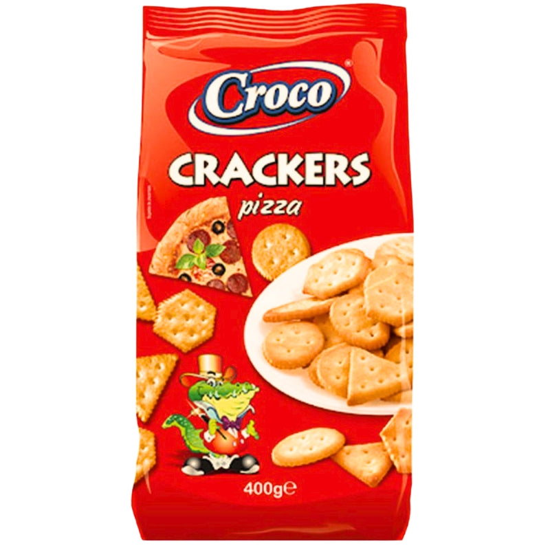 Croco Crackers Pizza Flavour, 400g