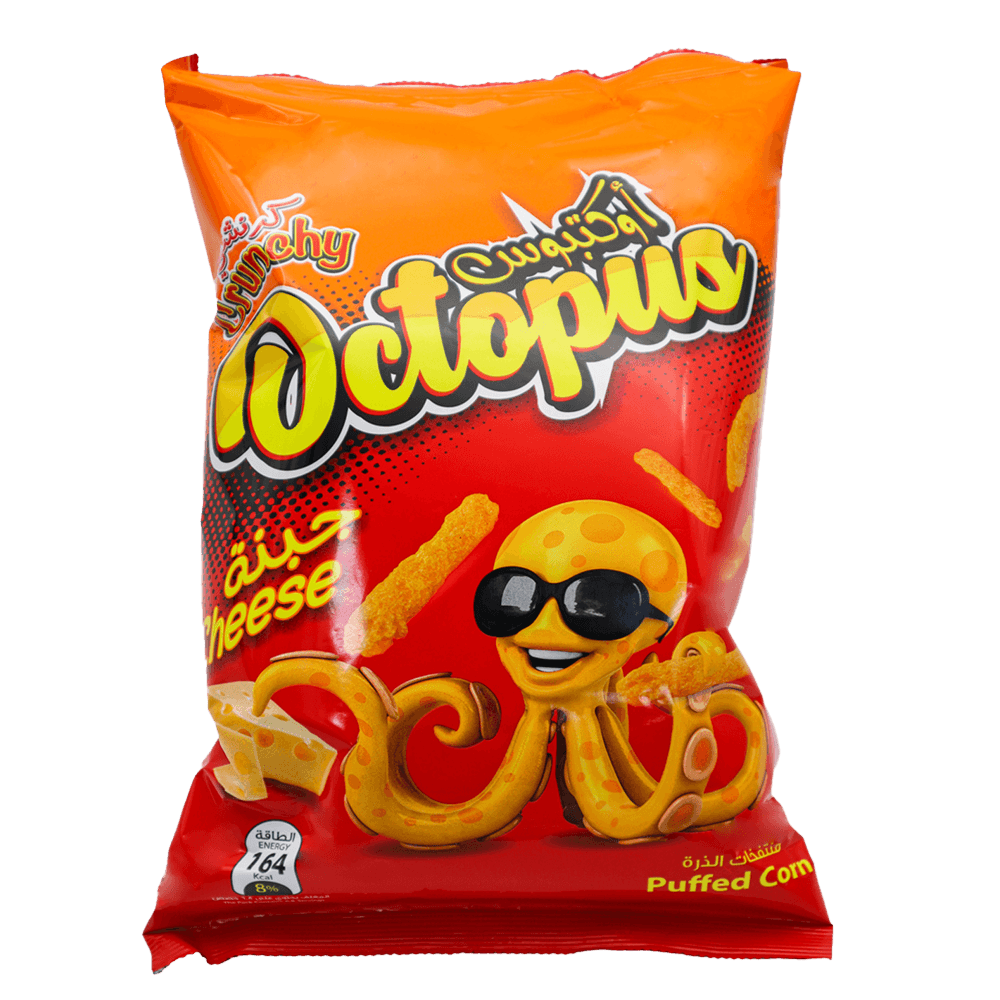Crunchy Octopus Puffed Corn Cheese 200g - Palmyra Orders