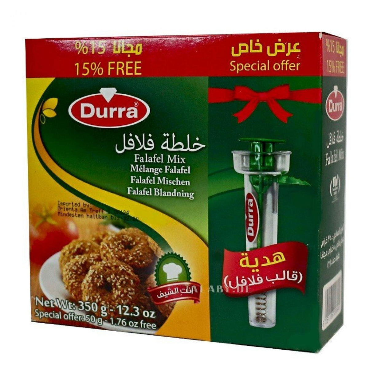 Durra Falafel Mix 350g - Palmyra Orders
