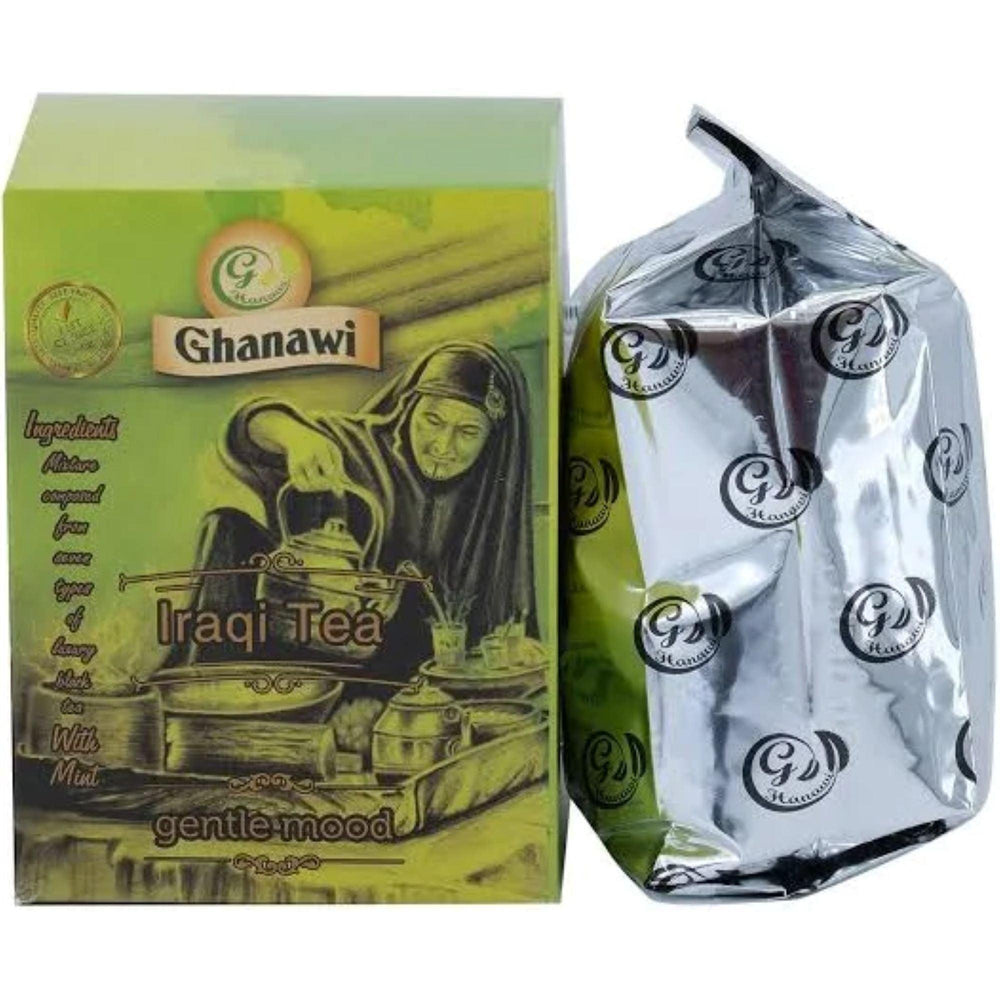 Ghanawi Black Iraq Tea with Mint – 200g - Palmyra Orders