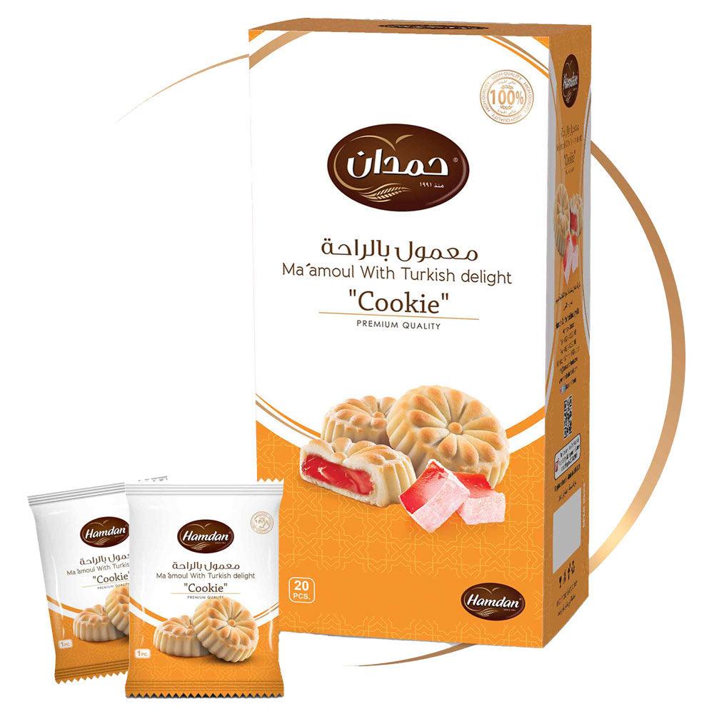 Hamdan Maamoul With Turkish Delight Cookies 20Pcs - Palmyra Orders