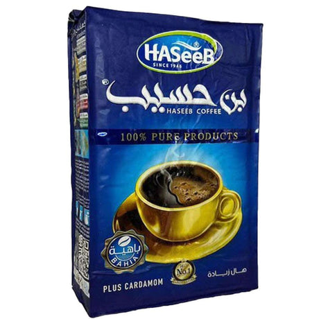 Haseeb Turkish Coffee Blue Plus Cardamom 500g - Palmyra Orders