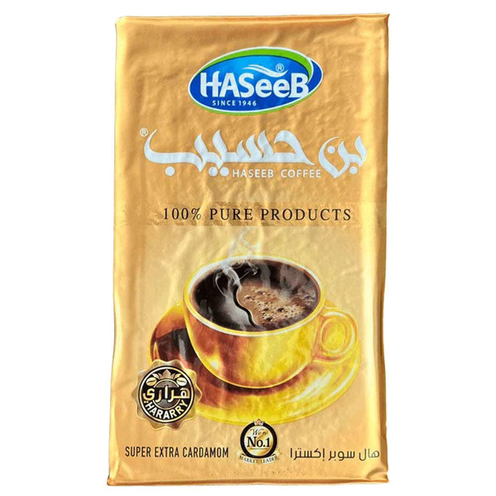Haseeb Turkish Coffee Golden Super Extra Cardamom 500g - Palmyra Orders