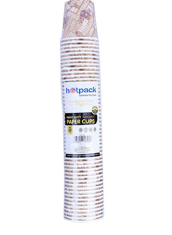 Hotpack 4oz 50-Piece Set Single Wall Paper Cup - Palmyra Orders