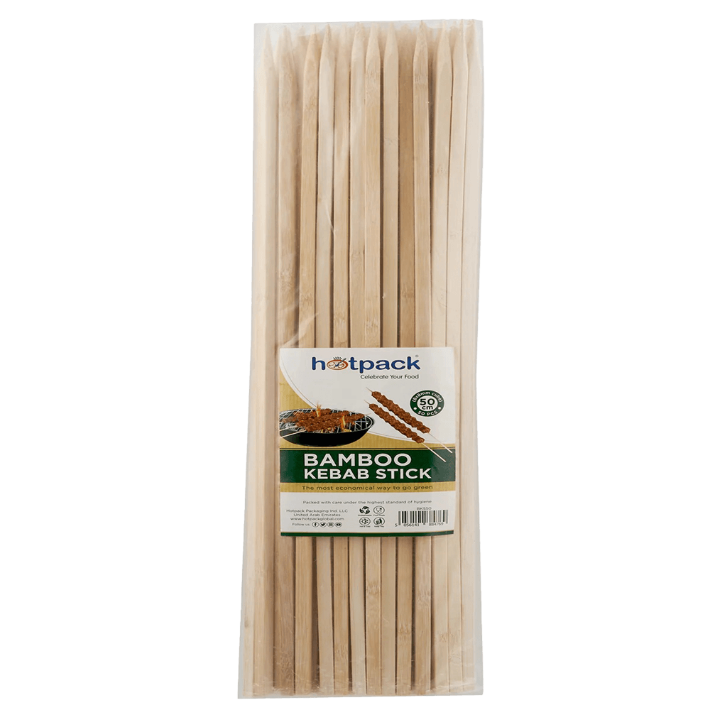 Hotpack Bamboo Kebab Stick 50Cm 50pcs - Palmyra Orders