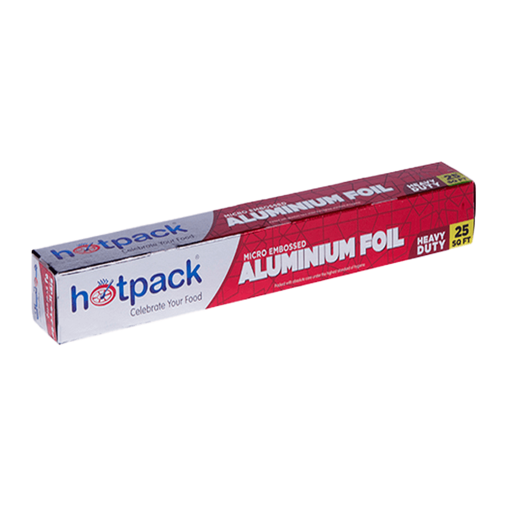 Hotpack Embossed Aluminium Foil, 25 sq.ft. - Palmyra Orders
