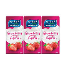 Almarai Long Life Strawberry Milk 6x200ml - Palmyra Orders