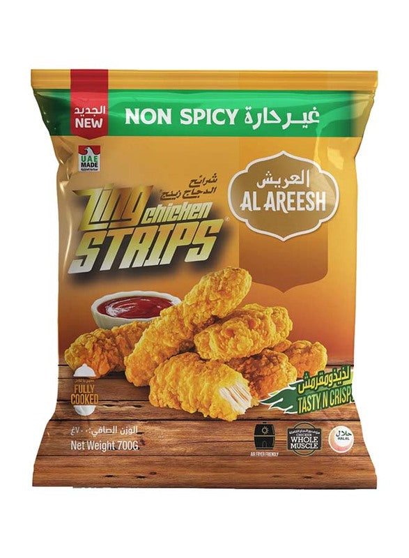 Al Areesh Zing Chicken Strips Non Spicy 700g - Palmyra Orders