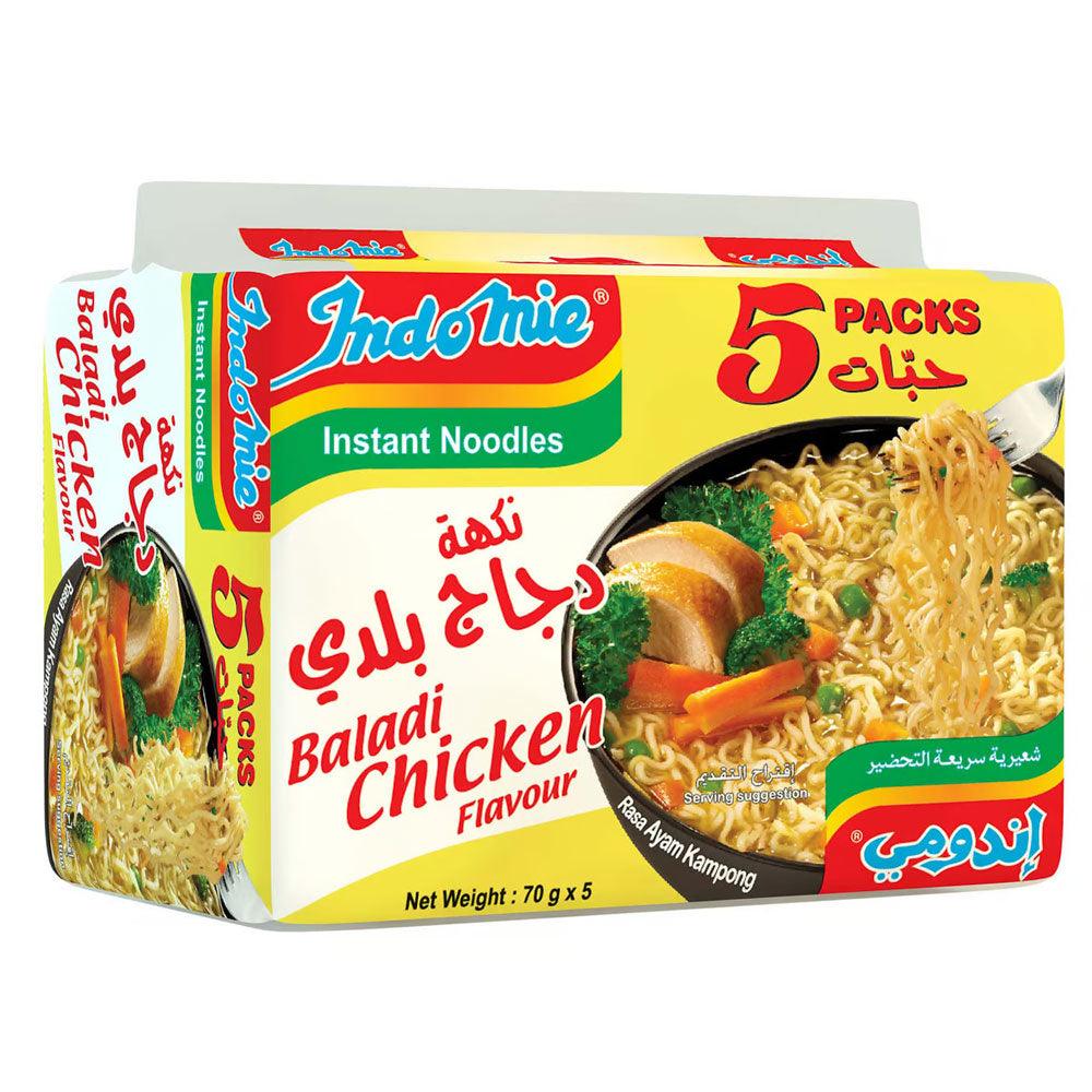 Indomie Instant Noodles Baladi Chicken 5x75g - Palmyra Orders