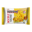 Packaged noodles with 'Dudomi' branding on a white background