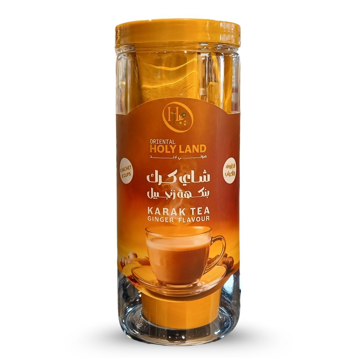 Karak Tea Ginger Flavoured, 8 Sachets, 8 Cups, 160g