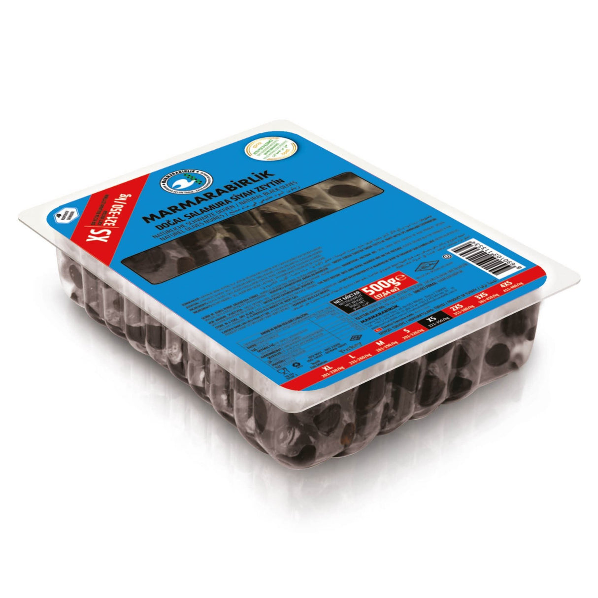 Marmarabirlik Turkish Natural Black Olives-500g - Palmyra Orders